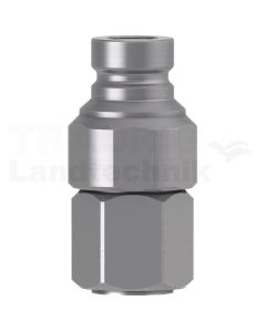 Serie X66 Stecker IG 1/4" BSP - FKM Edelstahl