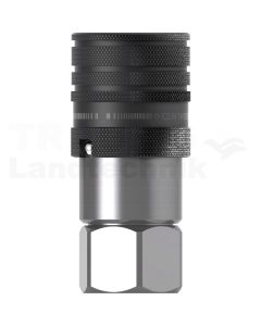 Serie X66 Muffe IG 3/8" BSP - FKM Edelstahl