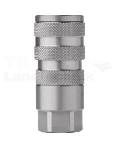 Serie 526 Muffe IG 1/4" BSP  Edelstahl