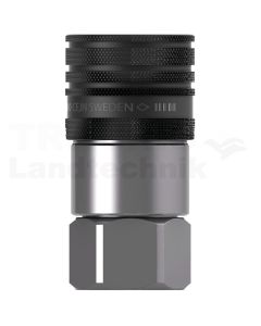 Serie X66 Muffe IG 1/2" BSP - FKM Edelstahl