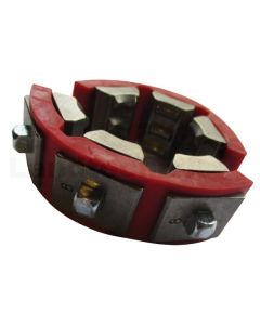 Pressbacken für Schlauchpresse 8 rot