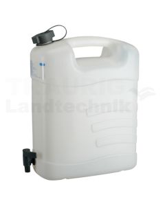 Wasserkanister PE 15l, mit Ablasshahn