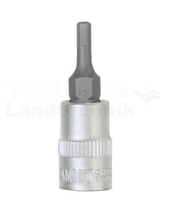1/4" Bit-Stecknuss Innensechskant, 3 mm