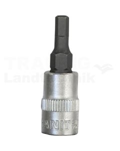 1/4" Bit-Stecknuss Innensechskant, 4 mm
