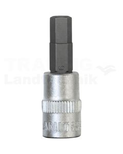 1/4" Bit-Stecknuss Innensechskant, 8 mm