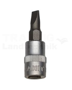 1/4" Bit-Stecknuss Schlitz, 6,5 mm