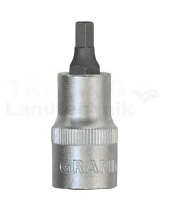1/2" Bit-Stecknuss Innen6kant kurz 6mm