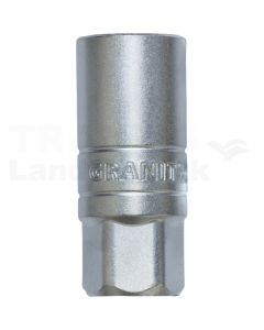1/2" Stecknuss für Zündkerzen, 21 mm
