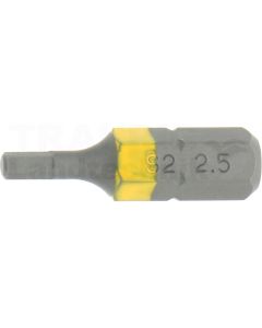 VPE10 1/4" Bit 25mm, Innensechskant 2,5