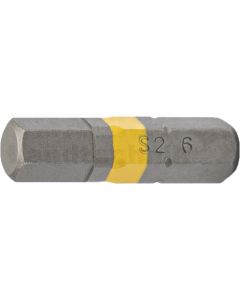 VPE10 1/4" Bit 25mm, Innensechskant 6 mm