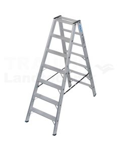 Doppelleiter 2x7 Stufen 225kg