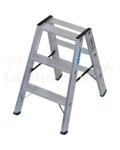 Doppelleiter 2x3 Stufen 225kg