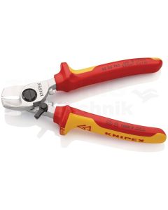 KNIPEX Kabelschere mit Öffnungsfeder