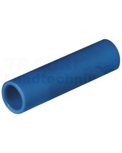 Stossverbinder isoliert, blau