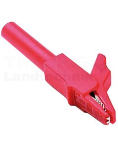 Kleine Krokodilklemme (rot)