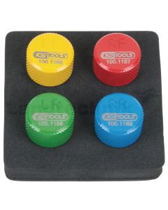 RDKS / TPMS Reifenentlüfter-Satz, 4-tlg.