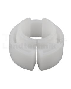 Entrieglungsclip Kunststoff weiß, 5/8"
