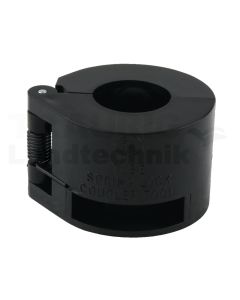 Trommel-Entriegler m.Feder schwarz,5/8"