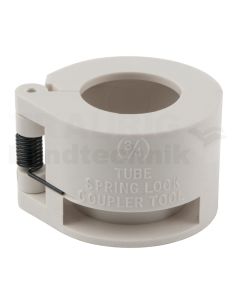 Trommel-Entriegler mit Feder, weiß, 3/4"