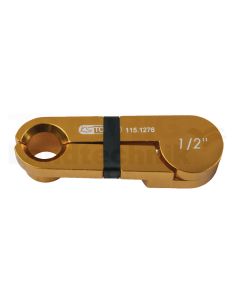 Scheren-Entriegler, Alu gelb, 1/2"