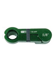 Scheren-Entriegler, Alu grün, 5/8"