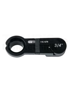 Scheren-Entriegler, Alu schwarz, 3/4"