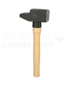 Schlosserhammer, Esche-Stiel, französische Form, 2