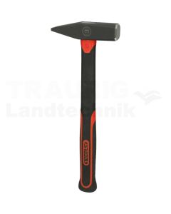 Schlosserhammer mit Fiberglasstiel, 400g