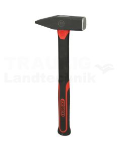 Schlosserhammer mit Fiberglasstiel, 600g