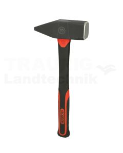 Schlosserhammer mit Fiberglasstiel, 2000g