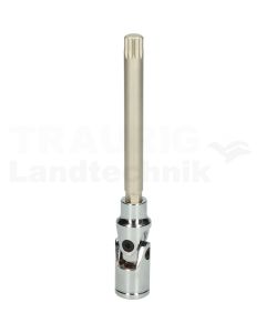 3/8" Antriebswellen-Bit-Stecknuss mit Gelenk für V
