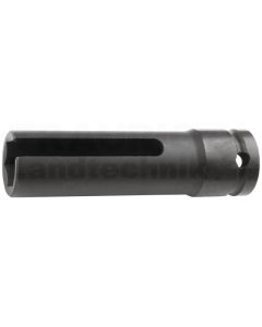1/2" Lambda-Sonden Stecknuss 17,0 mm, lang
