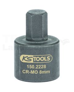 3/8" Bremssattel-Stecknuss, 8mm