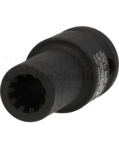 Stecknuss 1,5mm 3/8" Bremssat, 150.2234