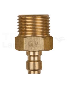 Adapterstück 5/8"x18 Außengewinde und 1/4" Schlauchanschluss