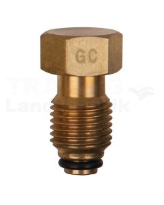 Verschluss-Adapterstück M14x1,5 Außengewinde und 16 mm Sechskant mit Dichtring