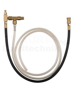 Manometer-Anschlussschlauch mit 1/4" Schlauchanschluss mit Ventil für Bosch CSI und GM TBI Systeme