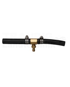 Adapterschlauch für kleines Schrader Ventil 5/16"x32 UNF Innengewinde und 1/4" Schlauchanschluss