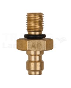 Adapterstück M8x1,0 Außengewinde und 1/4" Schlauchanschluss mit Dichtring