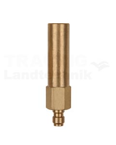 Adapterstück (lang) M8x1,0 Innengewinde und 1/4" Schlauchanschluss