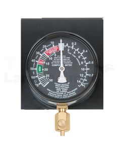Manometer Ø 92mm auf Platte montiert
