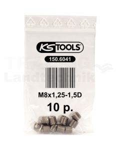 Gewindeeinsatz M8 x 1, 25, l=10,8mm