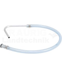 PVC Schlauch mit gebogenem Auslaufrohr