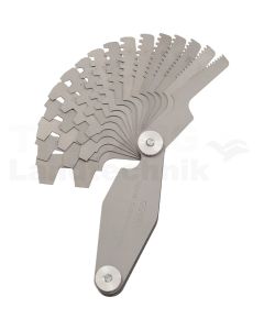 Trapezgewindelehre 12 Blatt