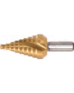 HSS-TiN Stufenbohrer extra kurz