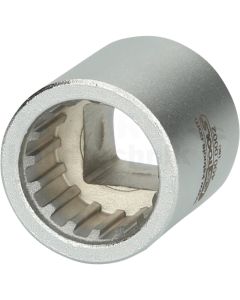 1/2" Spezial Stecknuss mit Sonderprofil, matt, 30