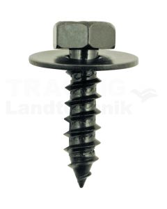 Metall-Schraube/Scheibe, schwarz universal,50er Pack