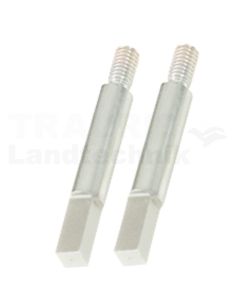 Vierkantadapter, 6mm, 2er Pack