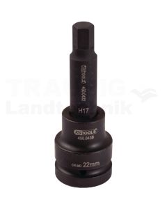 3/4" Kraft Bit Stecknuss InnenSK, lg