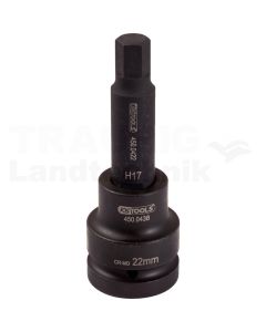 3/4" Kraft Bit Stecknuss InnenSK, lg